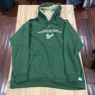 Nike Team USF Hoodie Center Swoosh University Of South Florida XXL