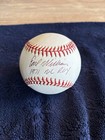 Earl Williams 1971 NL ROY Signed ONL Leonard S Coleman Baseball JSA COA Vintage — photo 3