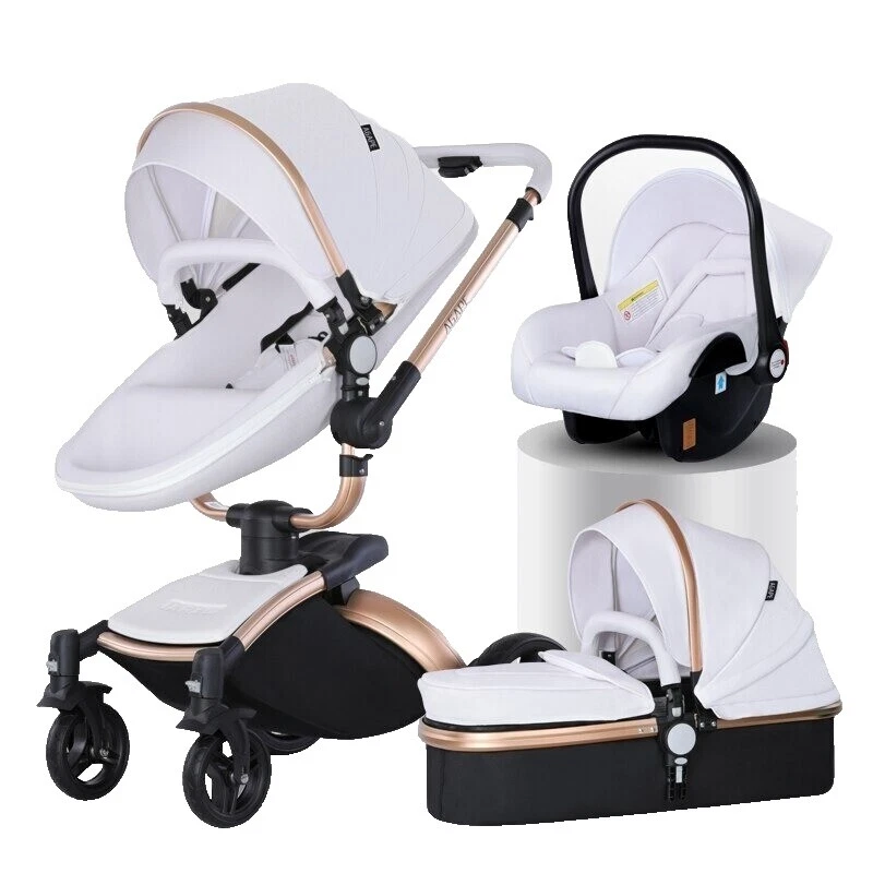 Infant White Pushchair Strollers