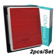 2x Engine Air Filter For Nissan 350Z 370Z Infiniti EX35 EX37 Q60 QX50 16546JK20A