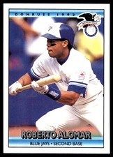 Roberto Alomar 1992 Donruss #28 Blue Jays MLB READ FREE SHIPPING AutographDen