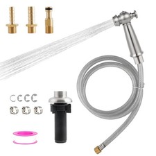 Universal Kitchen Sink Sprayer with Brushed Nickel Finished