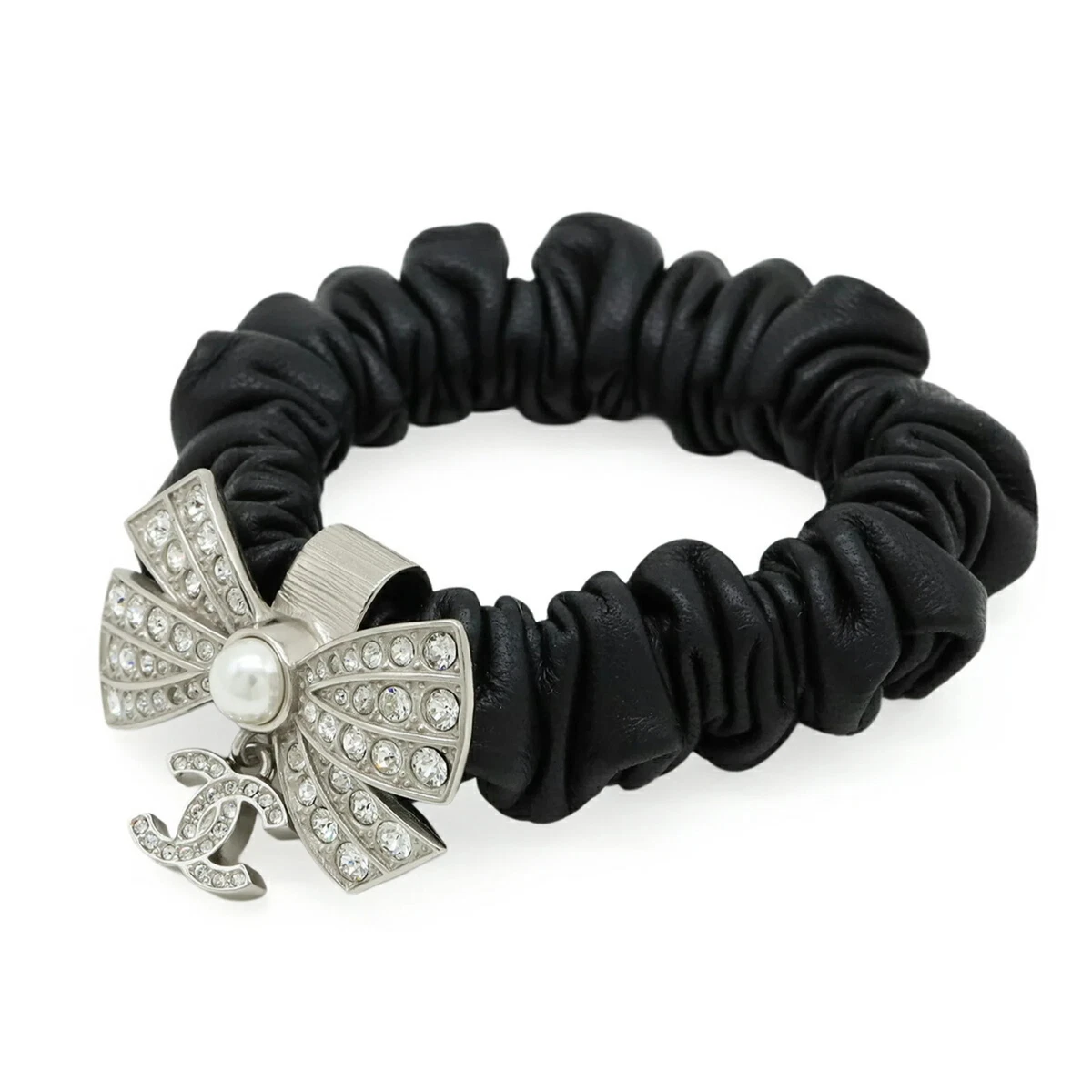 CHANEL Leather Black Hair Accessories for Women | eBay