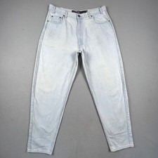 Levi's SilverTab Baggy Jeans Mens 38x34 Light Wash Made in USA 90s Vintage Denim