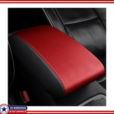 2016-2021 Hyundai Tucson Center Console Cover Red Leather Armrest Cushion Brea