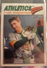 2026 Topps Heritage Tyler Soderstrom SP Image Variation - Oakland Athletics