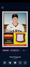 Topps Bunt 25 - Heritage 25 Tyler Fitzgerald Clubhouse Relic Super Rare DIGITAL
