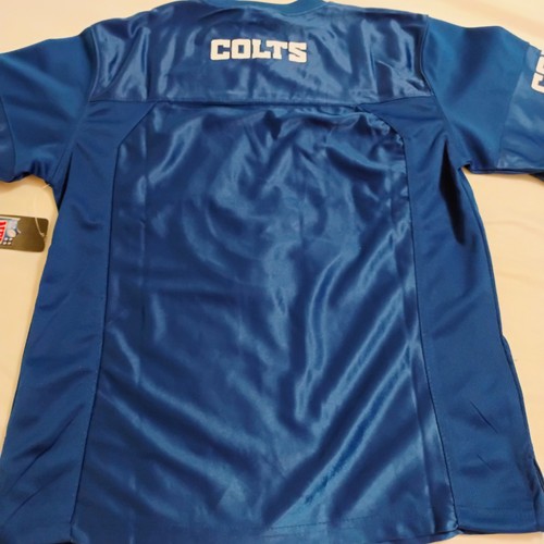 Indianapolis Colts Jersey NFL Team Apparel Size Youth 14-16 New With Tags - Bild 8 von 10