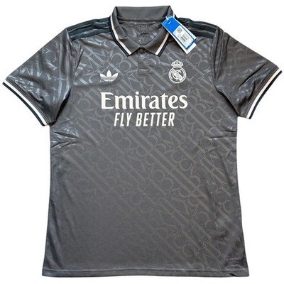 2024/25 Real Madrid Third Jersey #9 Mbappe Large adidas Champions