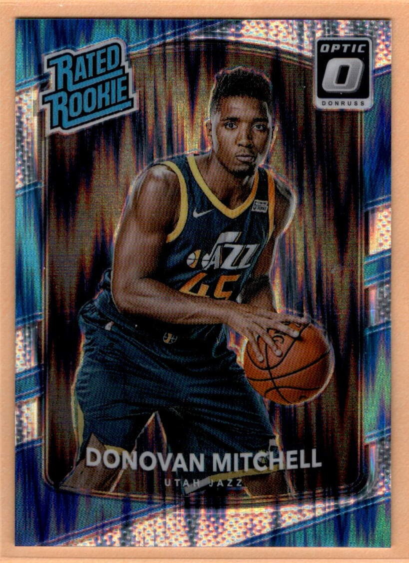2017-18 Donruss Optic Donovan Mitchell Shock Rated Rookie RC #188