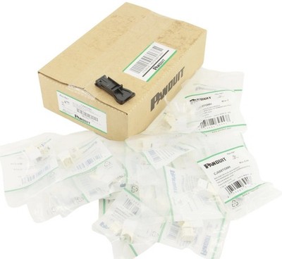 Box of 50PCS Jack Module For Panduit Giga TX CJ688TGWH Mini-Com CAT6 TX6-PlusUS