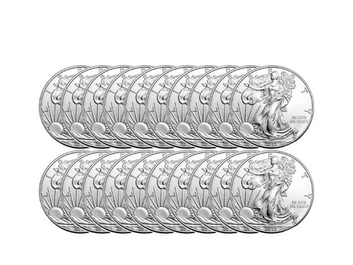 1 oz American Silver Eagle Coin - Random Year - Tube of 20 Is