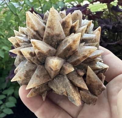 A+++ Star Calcite/Aesthetic Beauty/From Santa Eulalia Mexico 9.6x8.6x5.3cm
