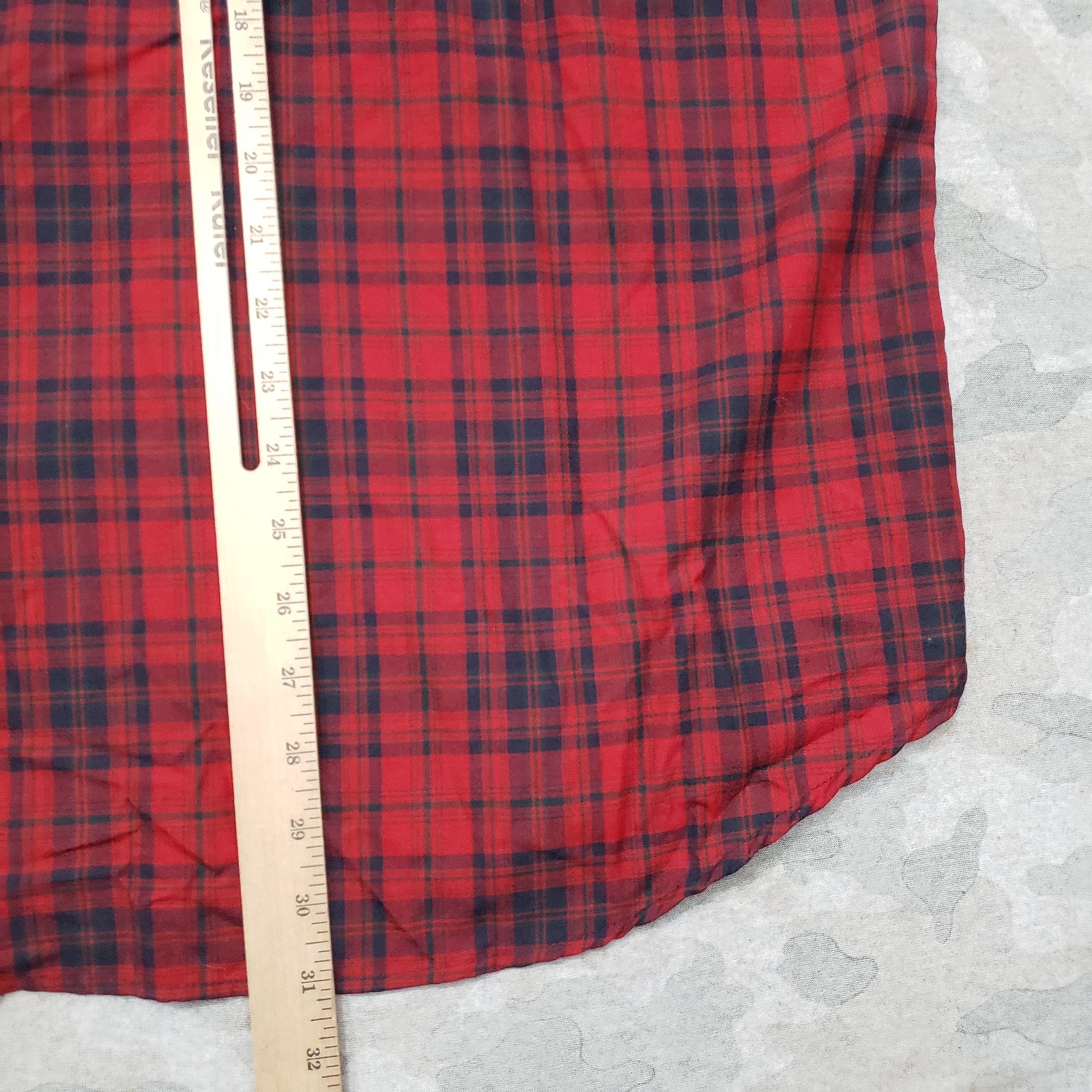 Pendleton Flannel Shirt Men Medium Red Plaid Sir Pendelton Long Sleeve Wool