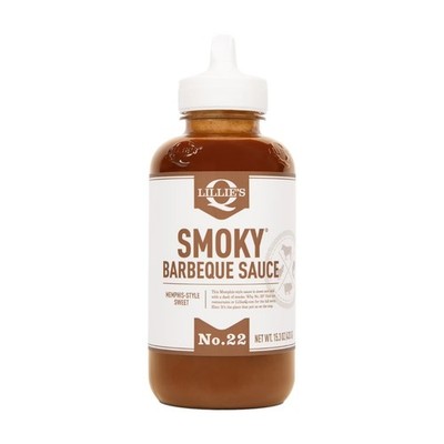Memphis Style Smoky Barbeque Sauce in Squeeze Bottle 15.3 oz for Grill Cooking