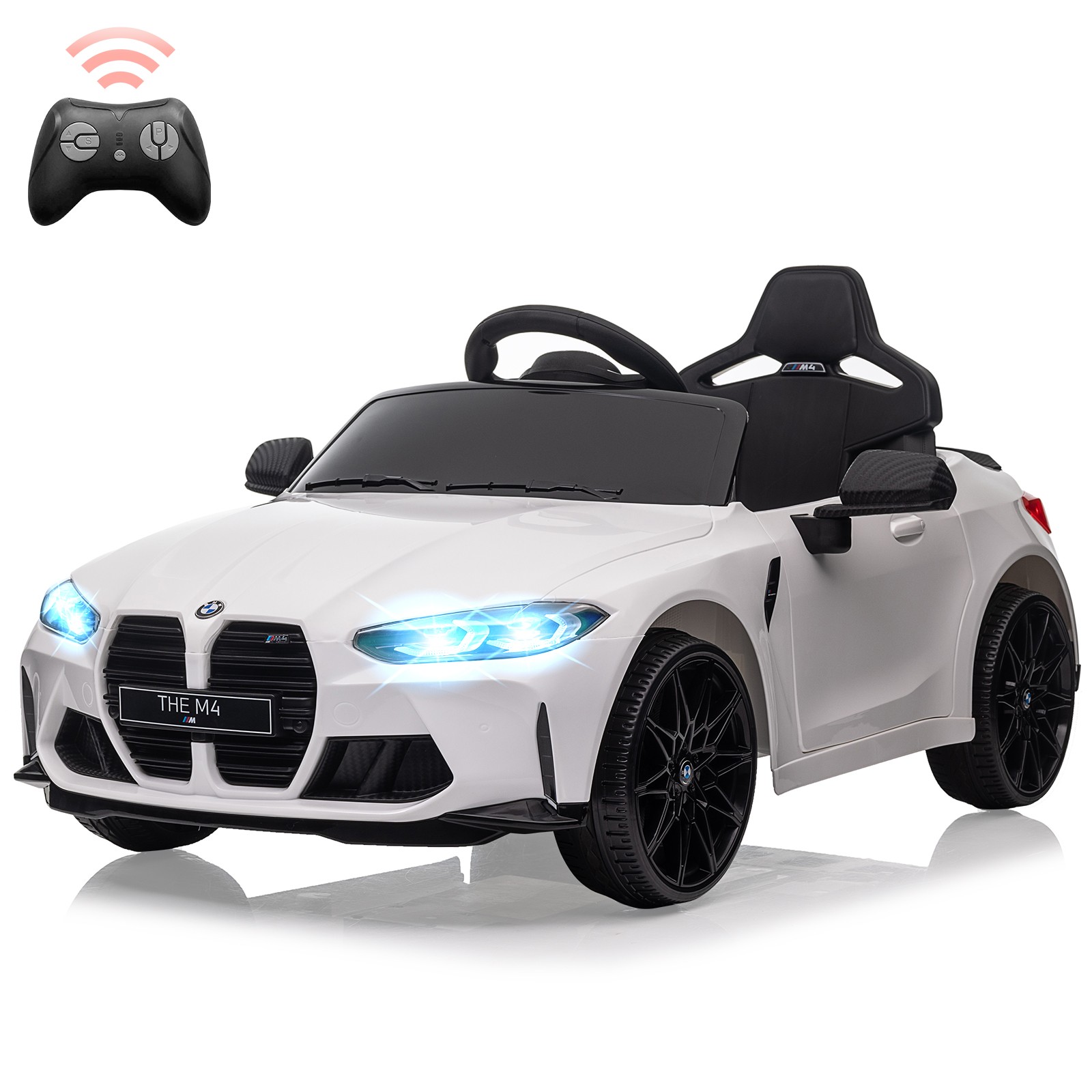 W/rc, Licensed By Bmw M4,suspension System,3speeds,bluetooth,mp3,led