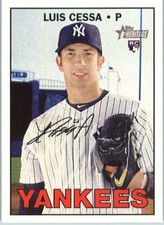 2016 Topps Heritage #643 Luis Cessa RC - BB
