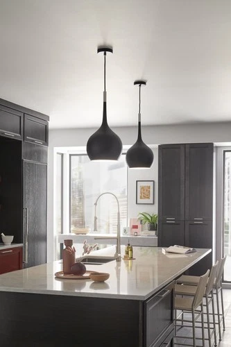 Hinkley Lighting 4457 Ziggy 1 Light 12"W Pendant - Black - Picture 2 of 7