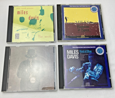 MILES DAVIS - 4 CD Lot  - Blue Moods + Sketches of Spain + Aura + Kind Of Blue