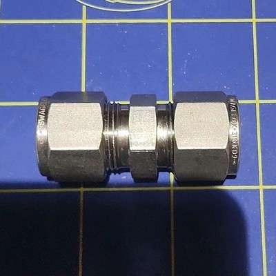 Swagelok Stainless Steel Union Straight Compression-to-Compression Fitting