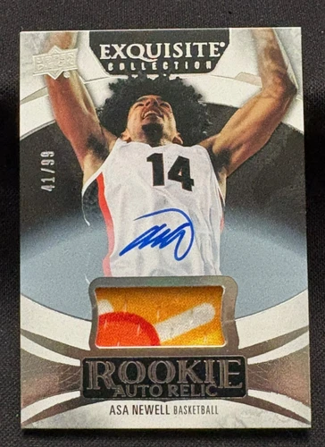 2025 Upper Deck Goodwin Champions Exquisite Asa Newell Rookie Auto Relic   41/99