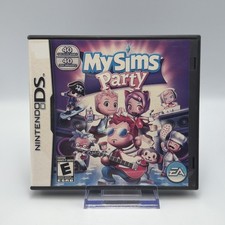 MySims Party Nintendo DS Complete Game Mini Games Simulation Town Kids My Sims