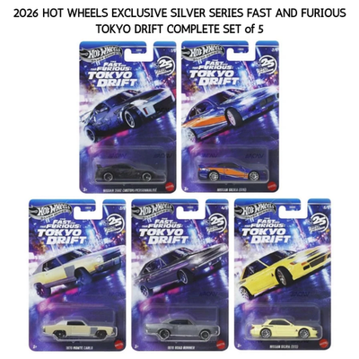 2026 HOTWHEELS SILVER SERIES FAST & FURIOUS 25thANNIVERSARY TOKYO