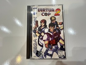 Virtua Cop 2 (Sega Saturn) CIB Complete w Manual + Registration + Foam EX
