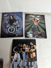 Lot Of 3 8x10 Poster Photos Vintage WWF DX 1998 - Undertaker, Shawn Michaels 