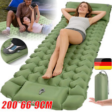 Selbstaufblasbare Camping Isomatte Ultralight Single Matratzenauflage Outdoor DE