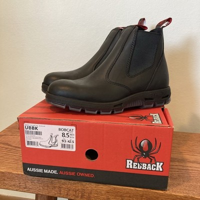Redback UBBK Soft Toe Men's Boots Size US 9.5 (UK 8.5) Slip On Black