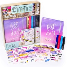 STMT DIY Bullet Journaling Kit for Girls Ages 8 - Planner, Notebook, Stationery