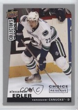 2008-09 Upper Deck Collector's Choice Reserve Silver Alexander Edler #5 0a4