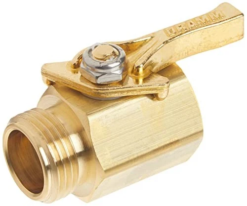 Dramm 114960 036434 4 válvulas de cierre de latón de alta resistencia, individuales Foto 3 de 4