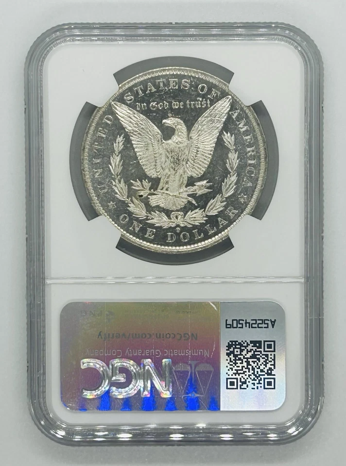 1883-O Morgan Silver $1 Dollar Coin NGC MS 62 DMPL - Image 2 of 2
