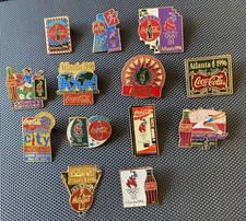 Lot Of 13 Atlanta 1996 Olympics Coke Coca Cola Lapel Pin Set