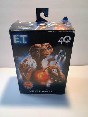 NECA 40th Anniversary Deluxe E.T. Ultimate 7'' Action Figure New Damaged Open Box