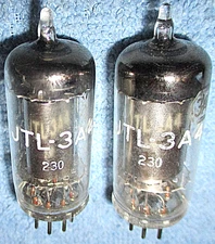 2 NOS Tung-Sol JTL 3A4 Vacuum Tubes - 2-Watt Power Pentodes for Vintage Radios