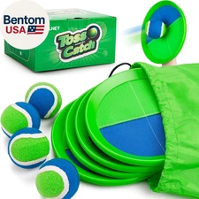 Toss and Catch Ball Set Upgraded - Family Games Kids Toys for Stocking Stuffers 