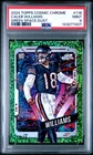 2024 Topps Cosmic Chrome #118 Caleb Williams Green Space Dust 15/75 - PSA 9