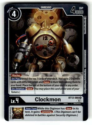 Clockmon BT12-086 R Foil Rare Across Time LP