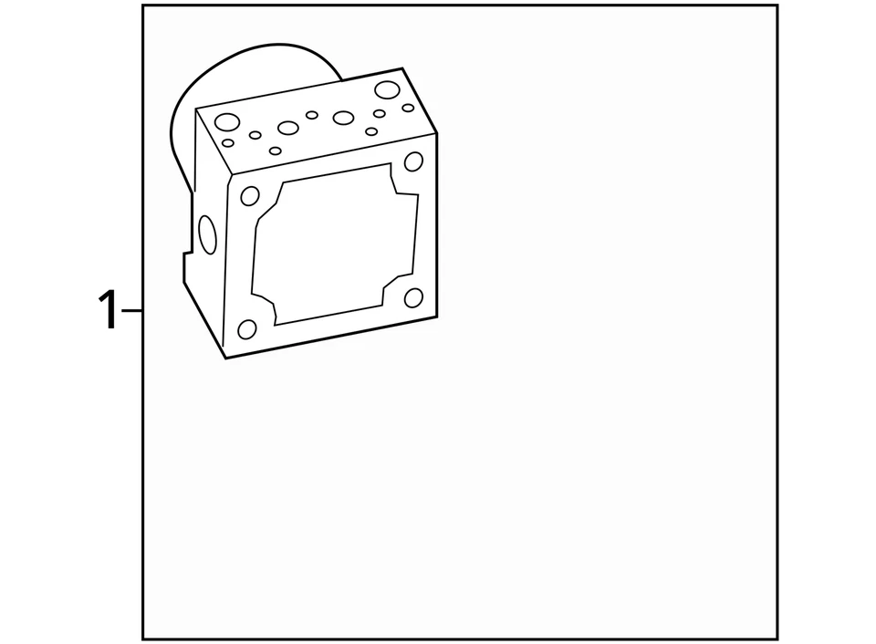 OEM ABS Anti-Lock Brake Part Assembly Dynamic X Control Fits 11-17 BMW X3 13435 - Image 4 of 4
