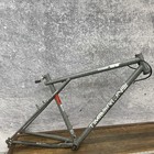 Vintage GT Timberline All Terra Frame 16in Gray Splatter Paint 4130 MTB 26in 130