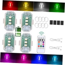 4PCS Wireless LED Strobe Lights with Remote Control, Upgraded to 8 color - 4pcs