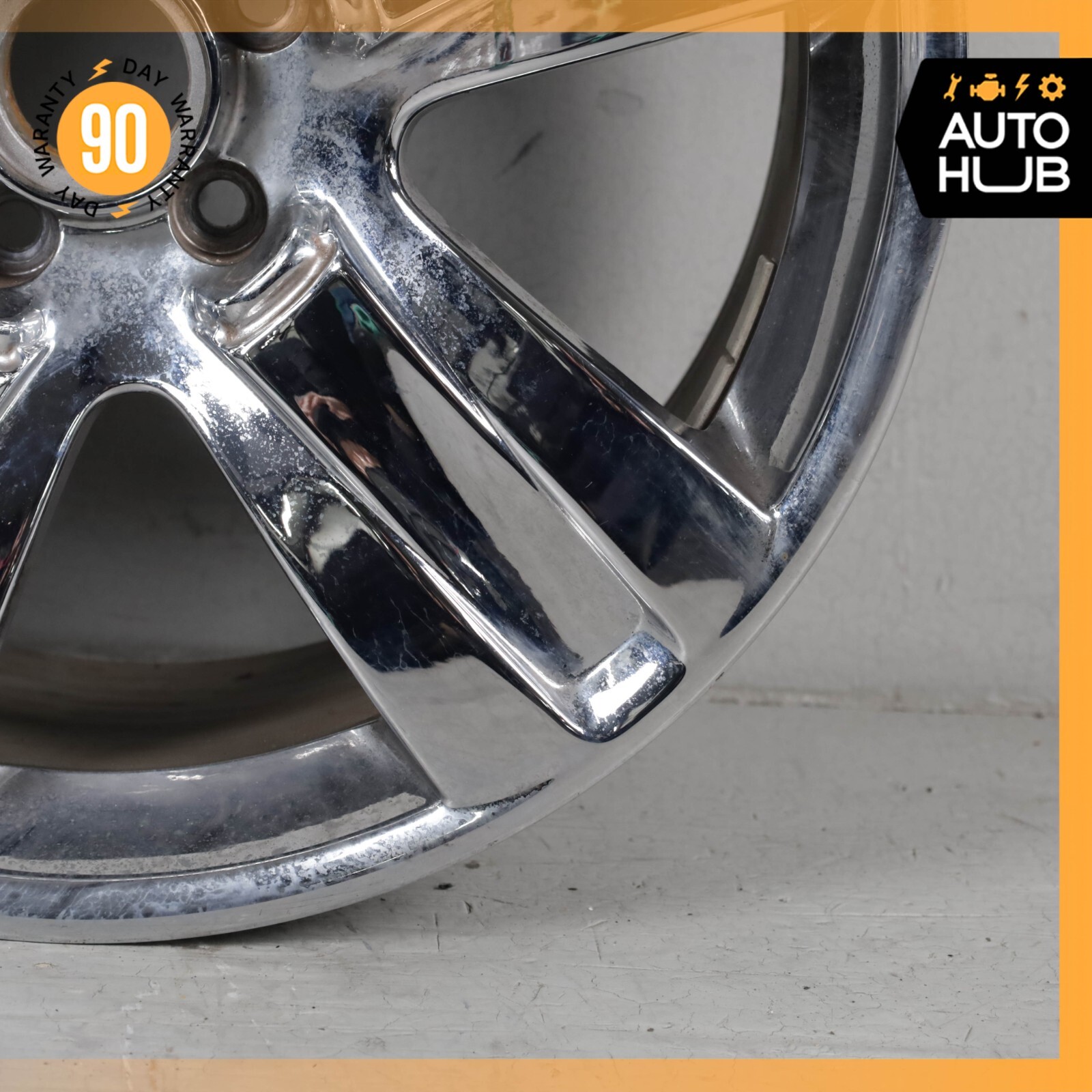 Bentley Continental GT GTC 9 x 19 19" Wheel Rim Chrome 3W0601025AC OEM