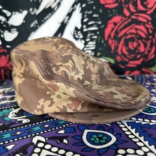 VTG USA MADE 10 Deep Tenth Division Cabbie Driver Scully Hat Cap Camo Camouflage