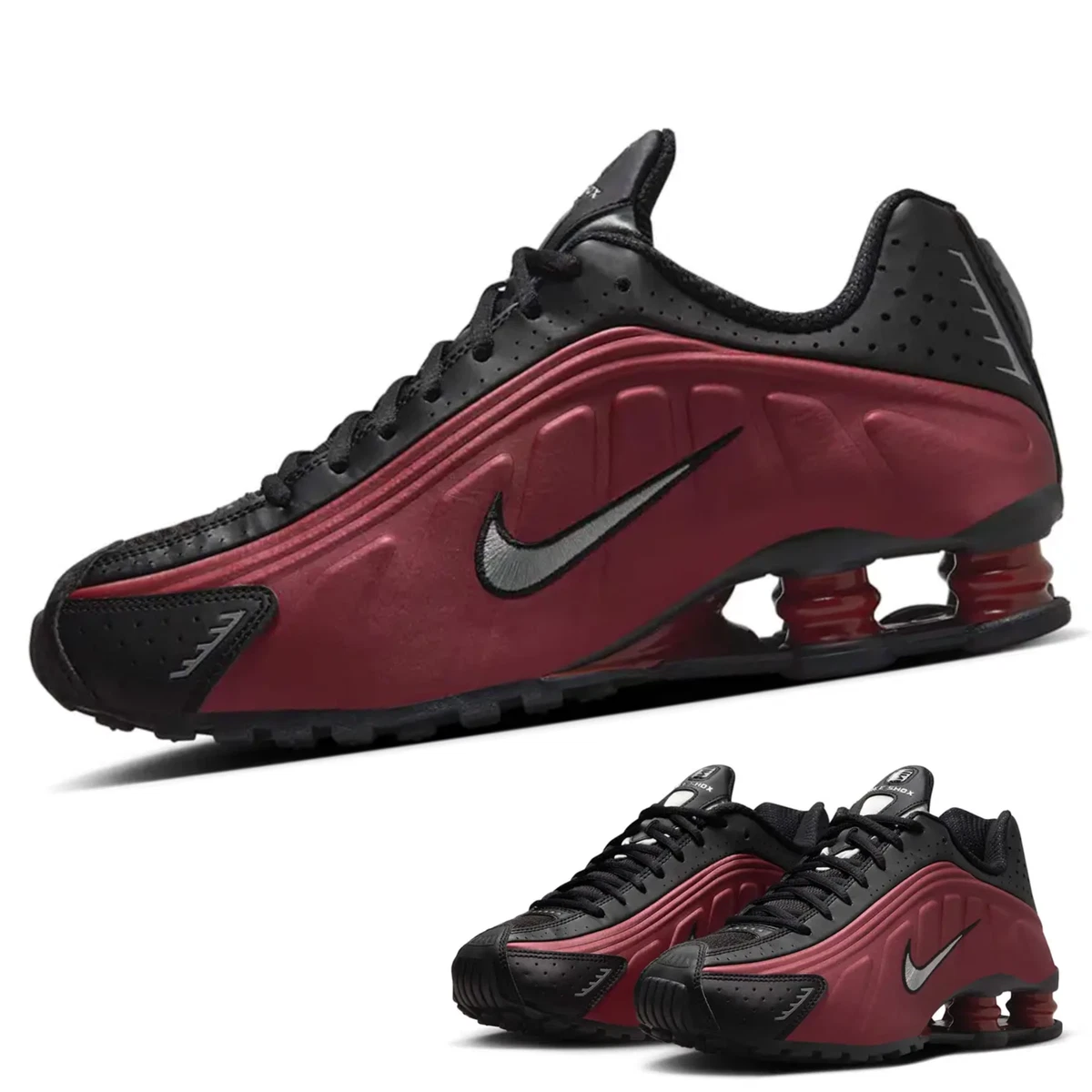 Preços baixos em Tênis esportivo feminino Nike Shox vermelho | eBay
