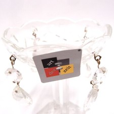 Tropfenschale Kristall Glas Behang Prismen Lüsterschale Bobèche Wachsfänger