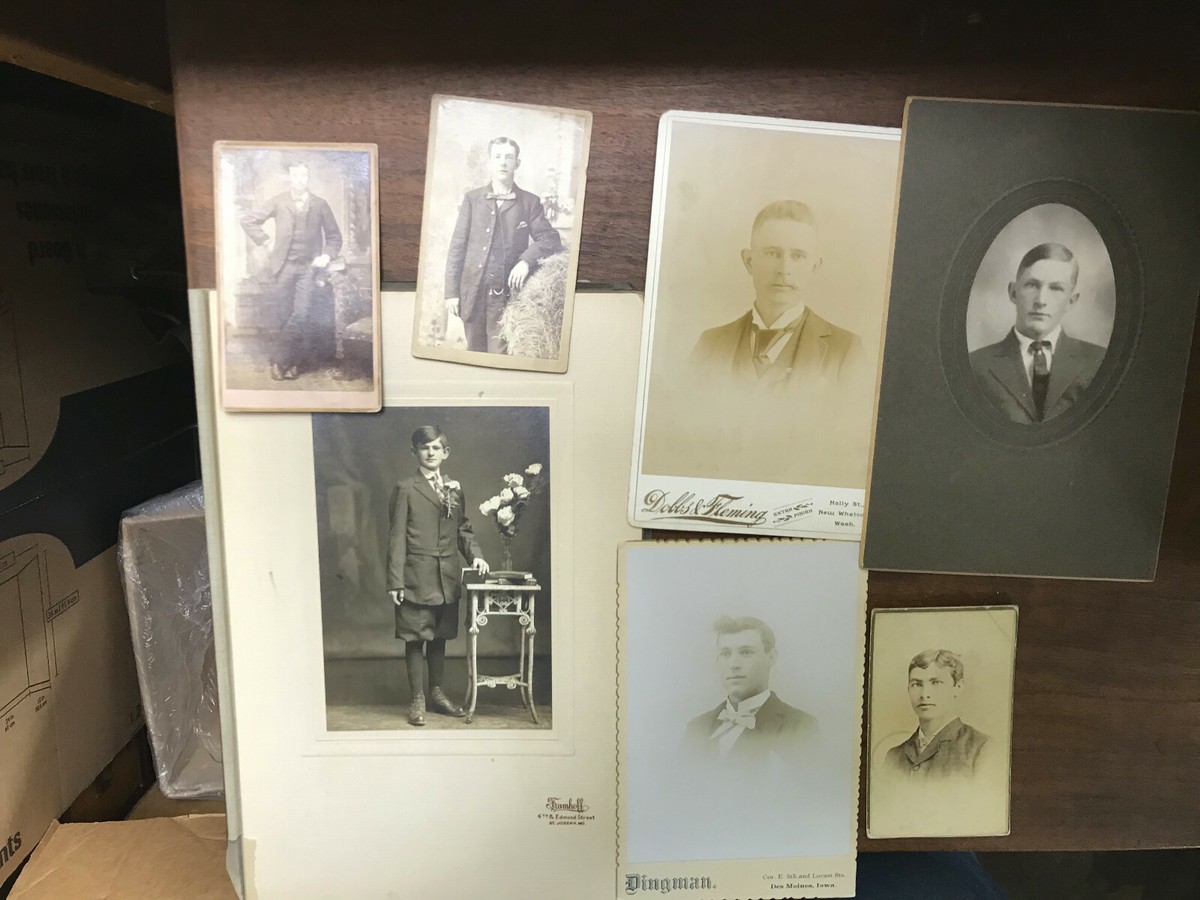 Lot of 7 Gentlemen's Photographs | eBay