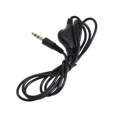 Headphone Cable with Volume Control Foxnovo Stereo Ext Black Audio